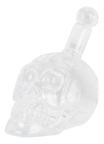 Botella De Vino Con Forma De Calavera De Whisky Transparente