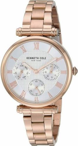 Reloj Mujer Kenneth Cole Dress Dial Acero Inox Band Kc509210