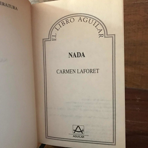 Nada - Carmen Laforet - Libro