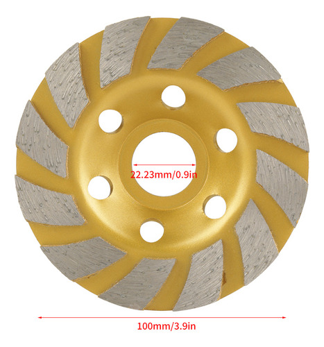 Disco Diamante Desbaste De 6 Hoyos Para Varias Rectificadora
