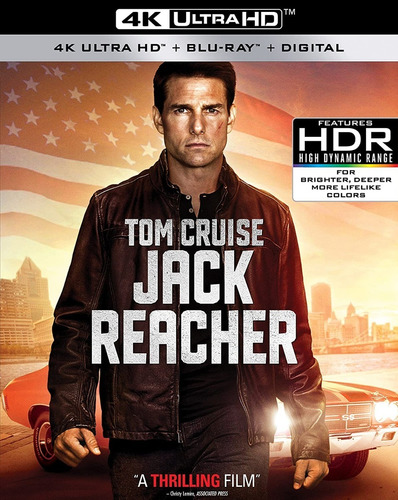 Jack Reacher - 4k Ultra Hd +  Blu-ray