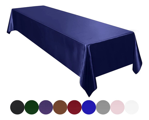 Mantel De Fiesta Rectangular De Seda Brillante