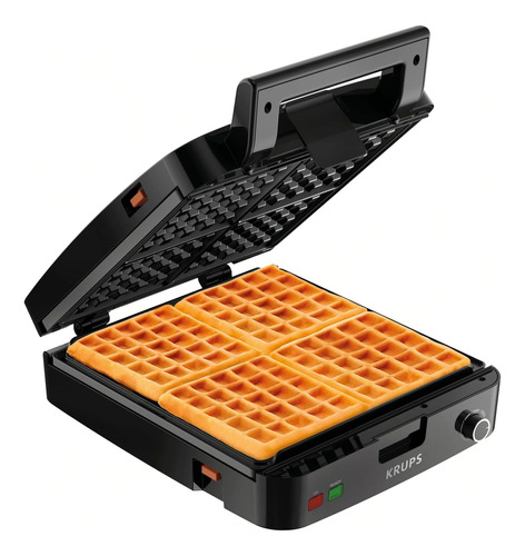 Wafflera Eléctrica Krups Gq502d51 4 Waffles, Cerámica Oferta