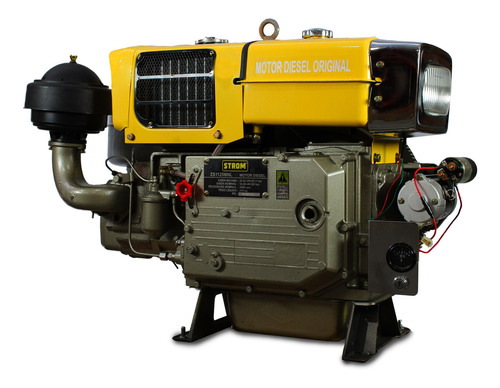 Motor A Diesel 25hp Partida Elétrica Refrigerado A Água -zs1