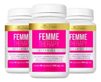 Comprar Kit 3 Suplementos De Óleos E Vitaminas Femme Therapy