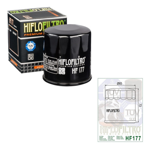 Filtro De Aceite Hiflofiltro Cfmoto 400 650 Buell 900 1200cc
