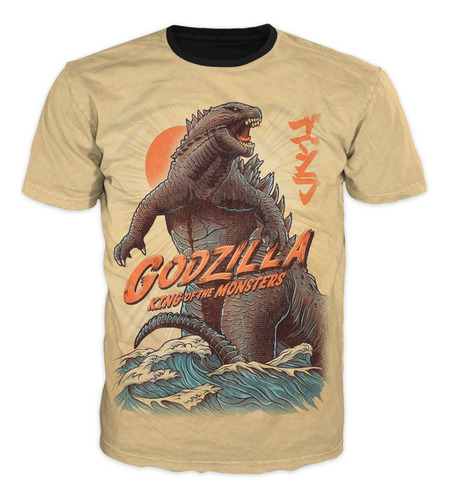 Camiseta Compatible Godzilla El King Monster Niños Hombre 