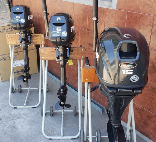 Motor Evinrude 15 Hp 4 Tiempos Japon Elec Nautica Milione 3