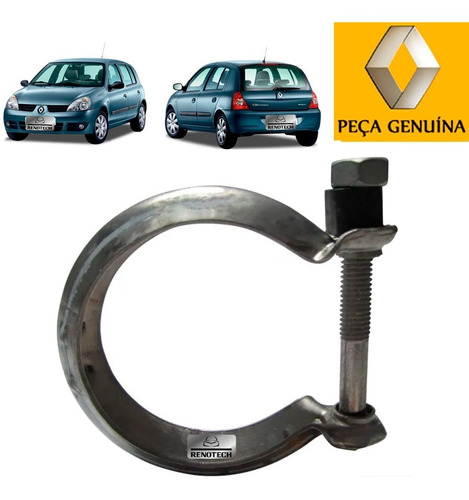 Abraçadeira Escape Catalisador Clio Ii 00 A 12 8200157361