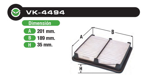 Filtro De Aire Daewoo Matiz Qq Tico