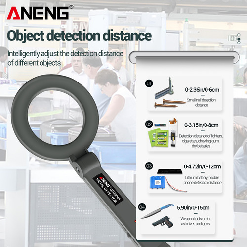 Detector De Metales Y Detector De Sonido Portátil De Metales