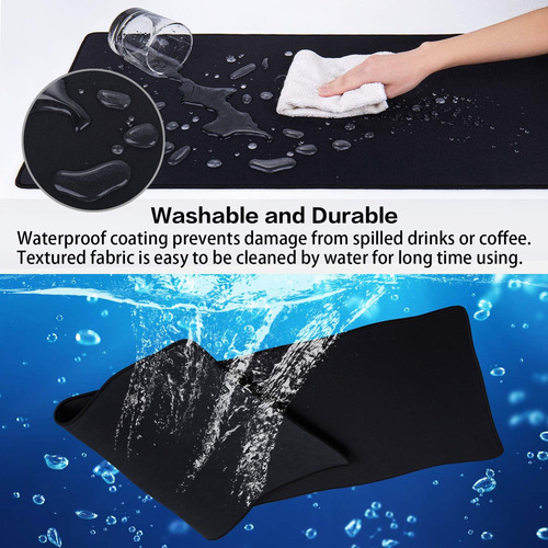 Extended Mouse Pad, Canjoy Gaming Mouse Pad, Xxl Large Bi...