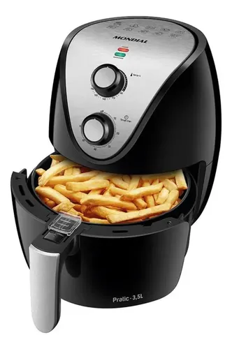 Mondial AF-30-I fritadeira elétrica air fryer sem óleo 3,5L cor p...