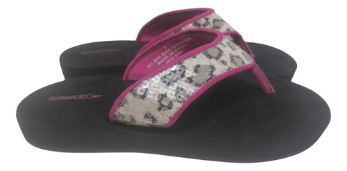 Sandalias Speedo Niña Animalprint 20cm Rosa Chanclas Playa