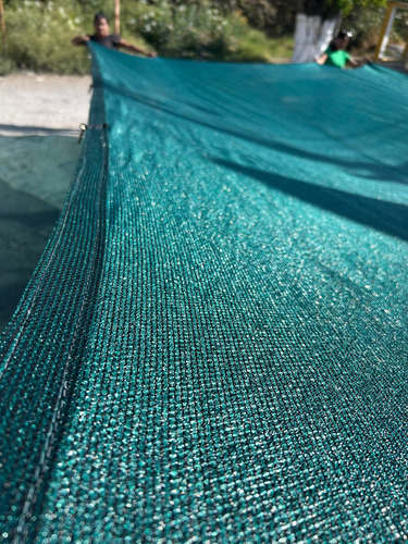 Malla Sombra Rashel 90% 8x10 Reforzada Lista Para Colocar Verde