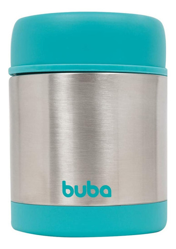 Pote Térmico Para Refeição Infantil 350ml Aço Inox Buba Cor Azul