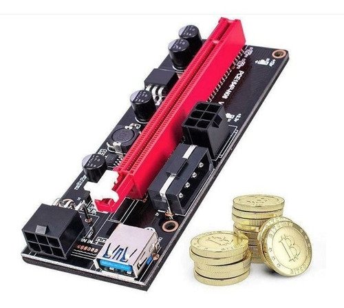 Imagen 10 de 10 de Riser Extension Usb 3.0 Pci-e Usb 3.0 16x Ver 009s