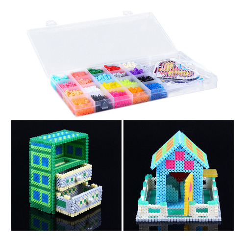 Kit De Cuentas De Fusibles Con Papel De Planchar 20 Colores
