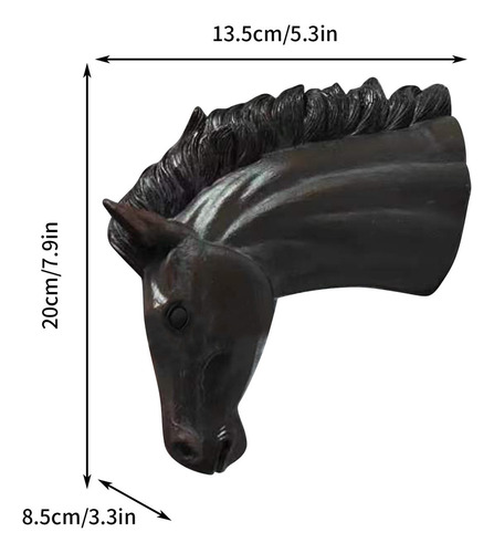 Farol Con Forma De Cabeza De Caballo Para Colgar En La Pared