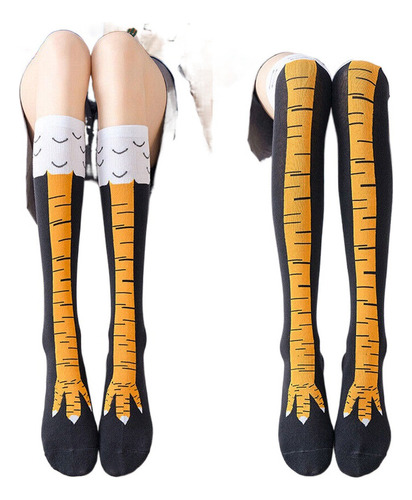 N. 2 Pares Calcetines Patas Altas Con Forma Pata Po