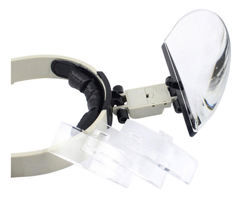 Juego De 2 Gafas Con Lupa Con Diadema Y Luz Led
