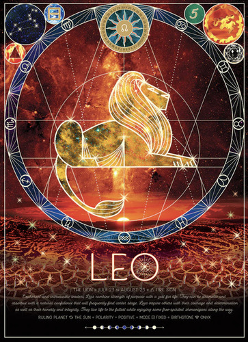 Rompecabezas Leo Signo Zodiacal 500 Cobble Hill Leon Zodiaco