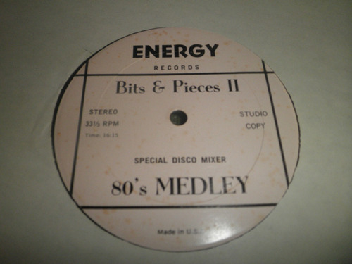 Disco Special Mixer 12'' En Vinyl - Bits And Pieces 2 (1980)