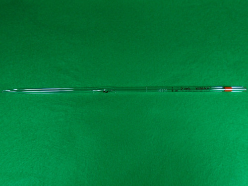 Pipeta Volumetrica Clase A De Color Certificada De 2 Ml