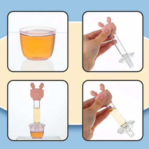 Chupete Medicinal Jeringa De Medicina Para Bebés De Dibujos