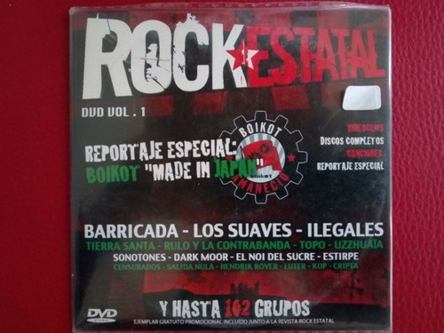 Dvd Rock Estatal Vol.1 (barricada-los Suaves-ile Tz026