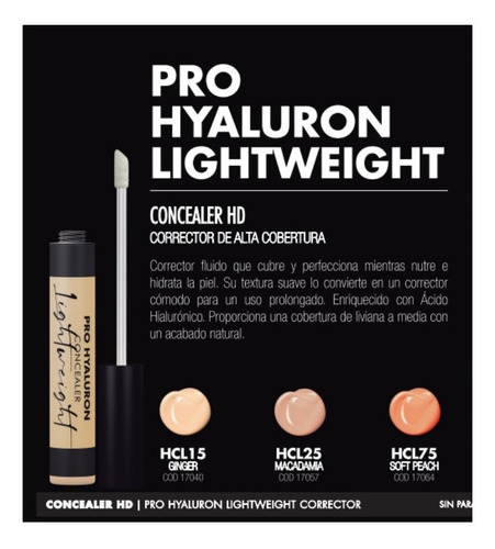 Idraet Pro Hyaluron Concealer Hd Ligthweigth Corrector Fluid