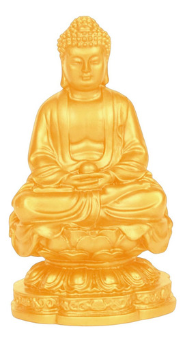 Estatuas De Buda Escultura Figura En Miniatura Tablero Oro
