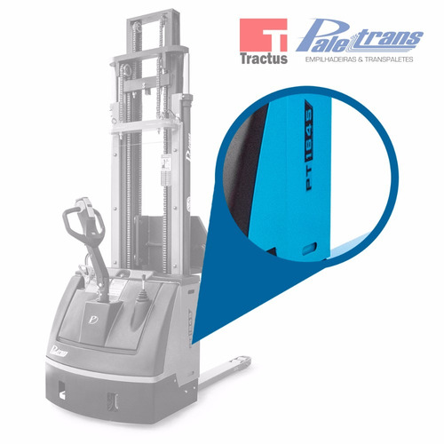 Imagem 4 de 10 de Empilhadeira Elétrica Paletrans Pt1616 - 1.600kg - 1,6m
