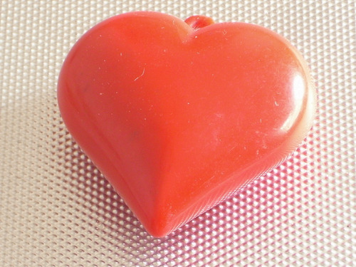Dije Colgante Corazon Acrilico S/uso Japon Retro Cºppf777