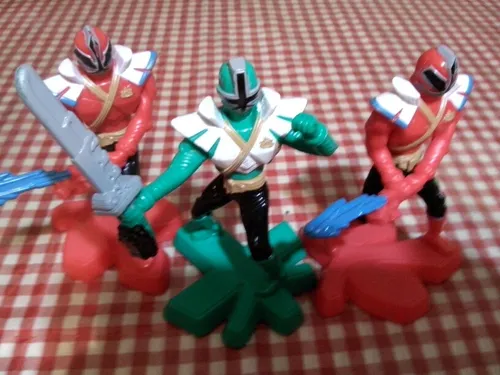 Muñecos Powers Ranger Ninja Samurai. Mcdonalds (Usado)