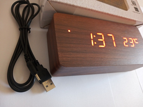 Reloj Digital Mesa / Escritorio (rectangular)