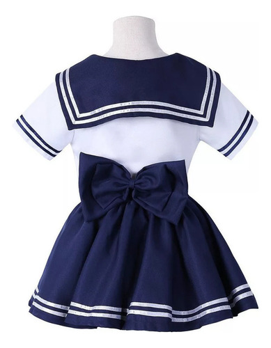 Traje De Marinero Falda For Niña Cosplay Uniforme Japonés
