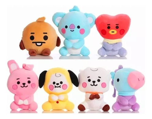 Bt21 Bts Peluche De Tata De 20 Cm