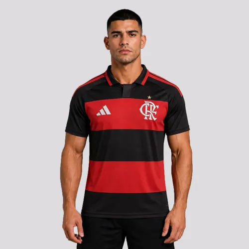 Camisa Adidas Flamengo I 2026 | Parcelamento sem juros