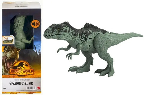 Boneco Dinossauro Com Som Giganotosaurus 30cm Jurassic World