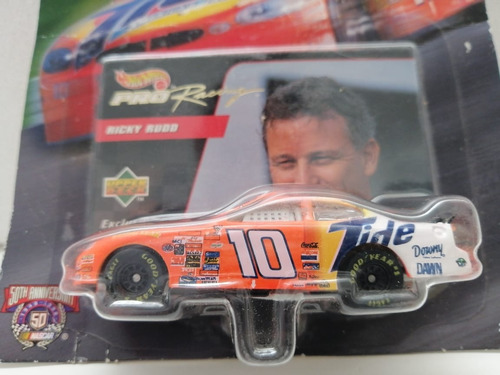 Hot Wheels Nascar 1998 Tide #10 Ricky Rudo 1:64 Naranja (Usado)