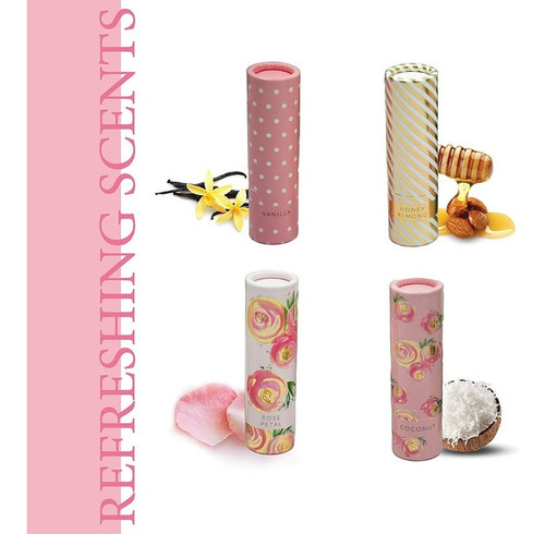 Beauty Concepts 4 Pack Balsamo Labial Colección Frutal
