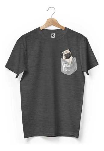 Franela Casual Pug Carlino Unisex