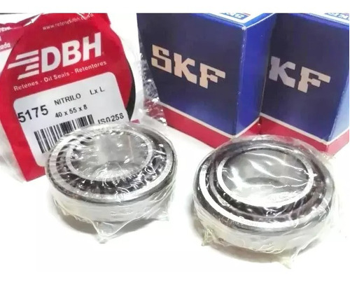 Kit Ruleman X2 + Reten Rueda Trasera Ford Orion 93/97  Skf