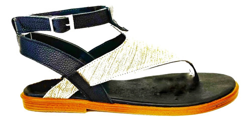 Sandalias Gladiadores Mujer Baja Cuero Vacuno Ojotas Moda