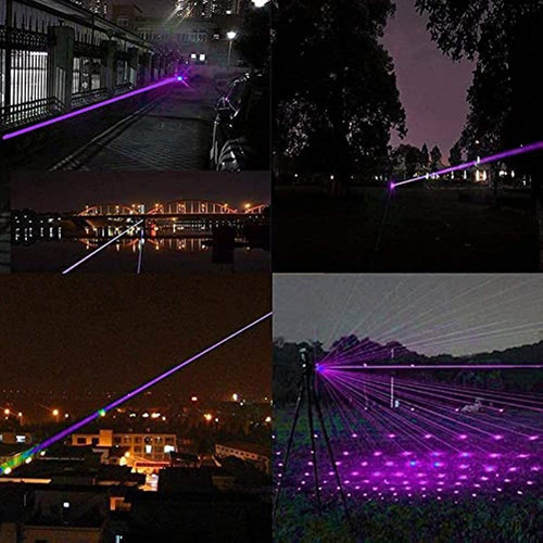 /#*/#*potente Ponteiro Laser Roxo De 5000mw Com Carregamento