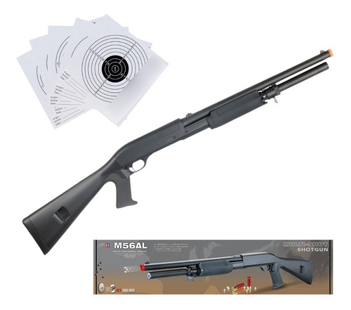 Escopeta Double Eagle M56b Tri-shot Resorte Airsoft Xtrm C