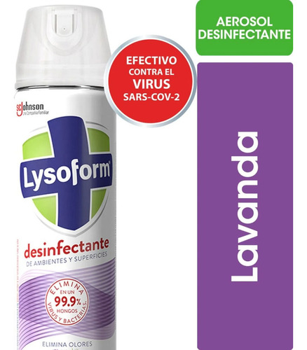 Lysoform Lavanda Desinfectante Ambientes 360ml