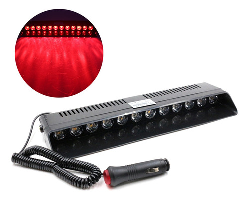Imagen 1 de 6 de 12v 12led Coche Camión Luz Flash Ventosa Taza De Advertencia