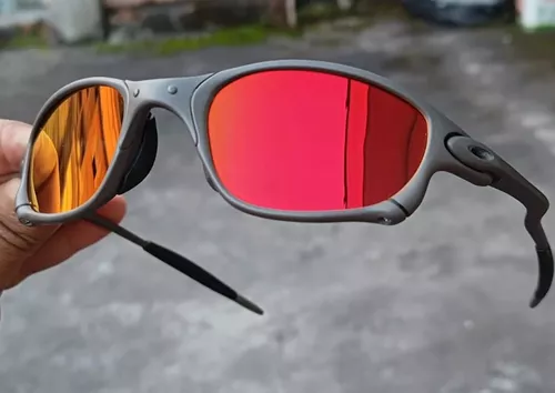 Óculos Juliet X Metal - Ruby Vermelha - Lentes 100% Polarizadas - Pinada